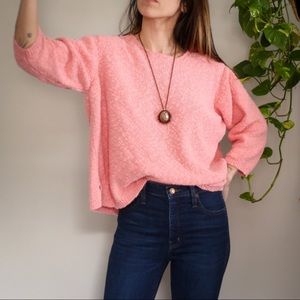 Vintage Carolyn Taylor 3/4 Sleeve Textured Sweater